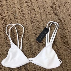Lali and Layla white bikini top size x-small