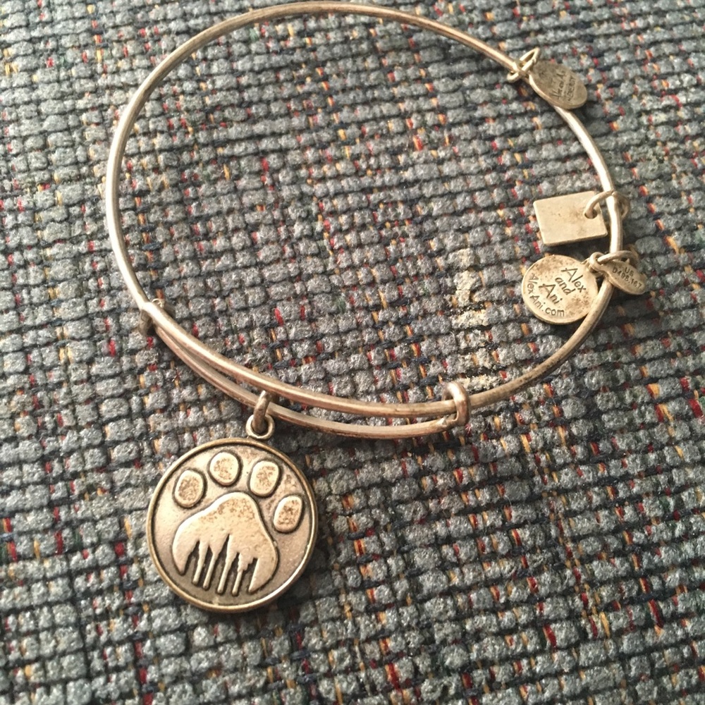 Paw print bangle