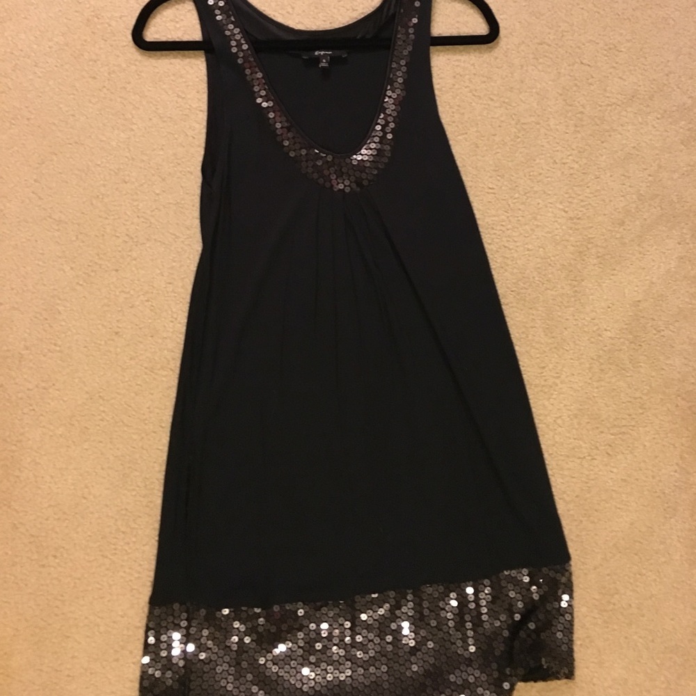 Express Black dress with sequins