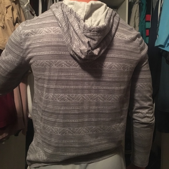 Gray Tribal Print Jacket - Picture 2 of 3