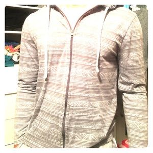 Gray Tribal Print Jacket