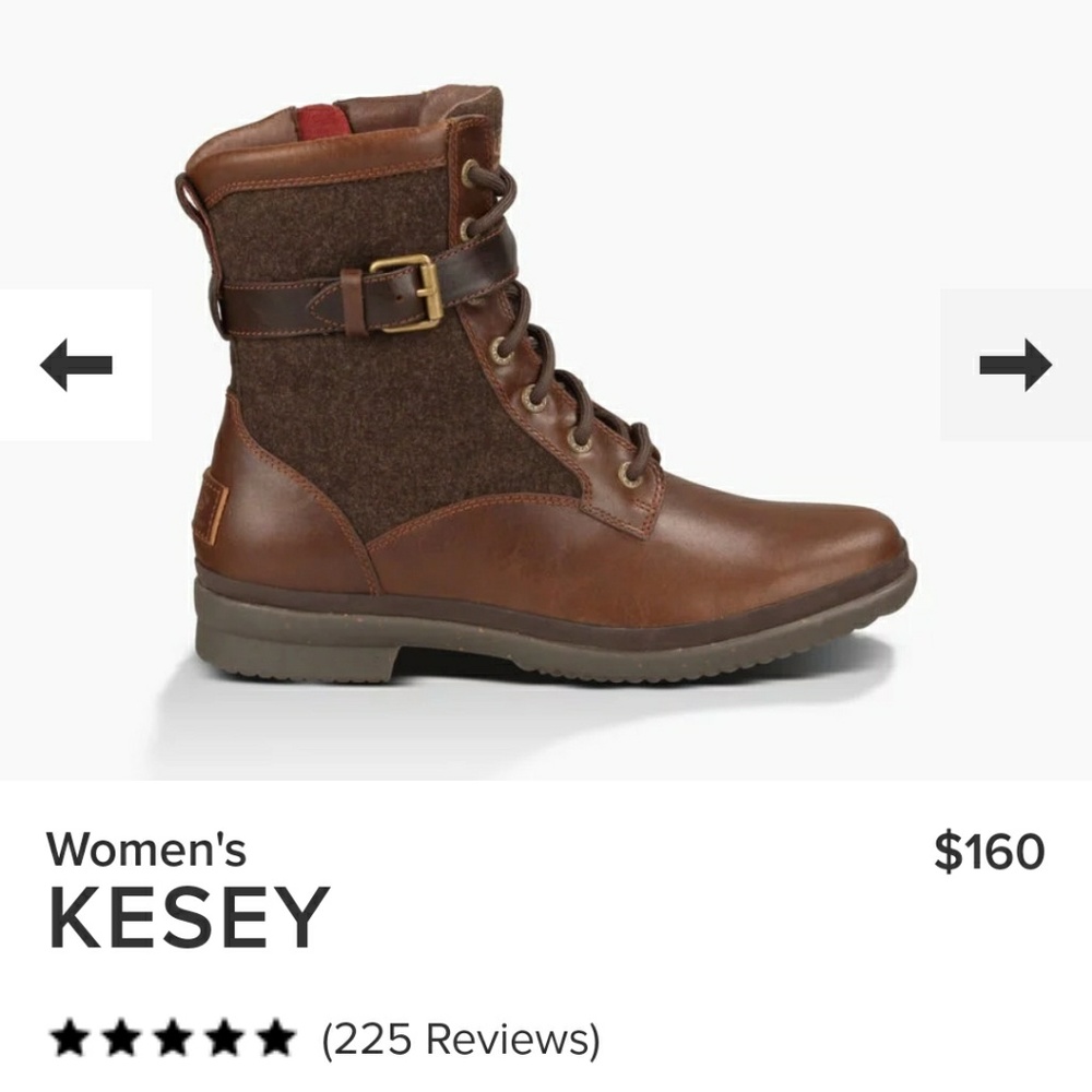 Ugg Kesey Chestnut Combat Boot