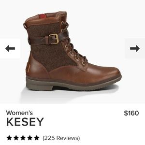 Ugg Kesey Chestnut Combat Boot