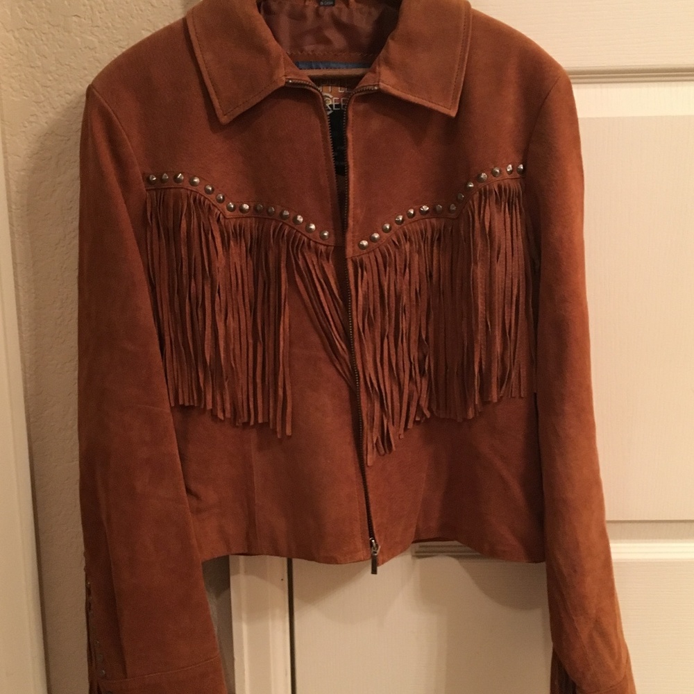 Fringed Leather Jacket