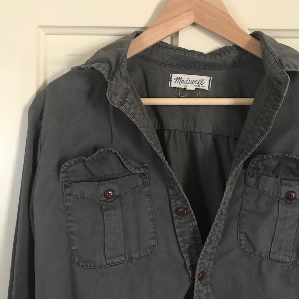 Madewell Grey Cargo Top