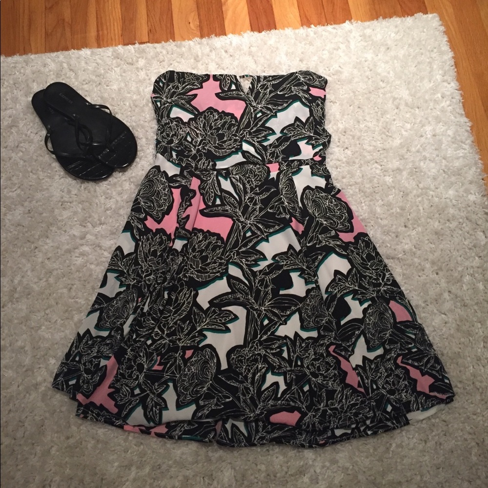 Express Strapless Dress