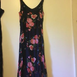 Free People Flowered Maxi Dress