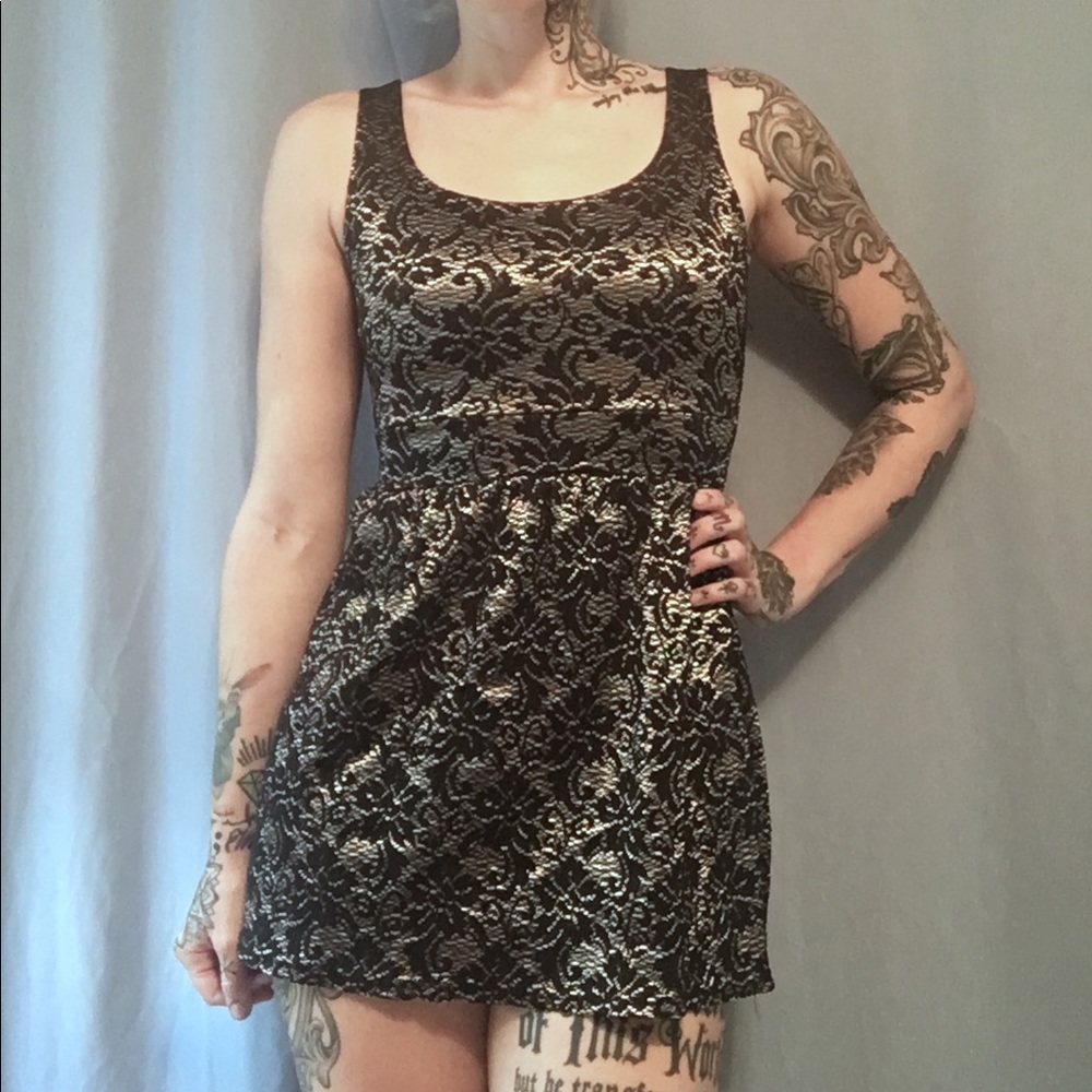 Silk Embroidered Tunic Dress