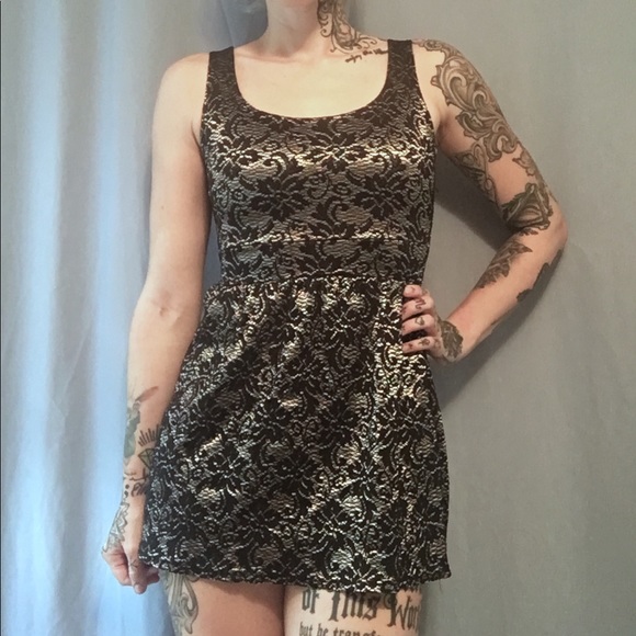 Silk Embroidered Tunic Dress - Picture 1 of 6