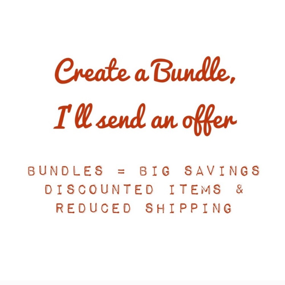 Create a bundle!!! Xx save on shipping