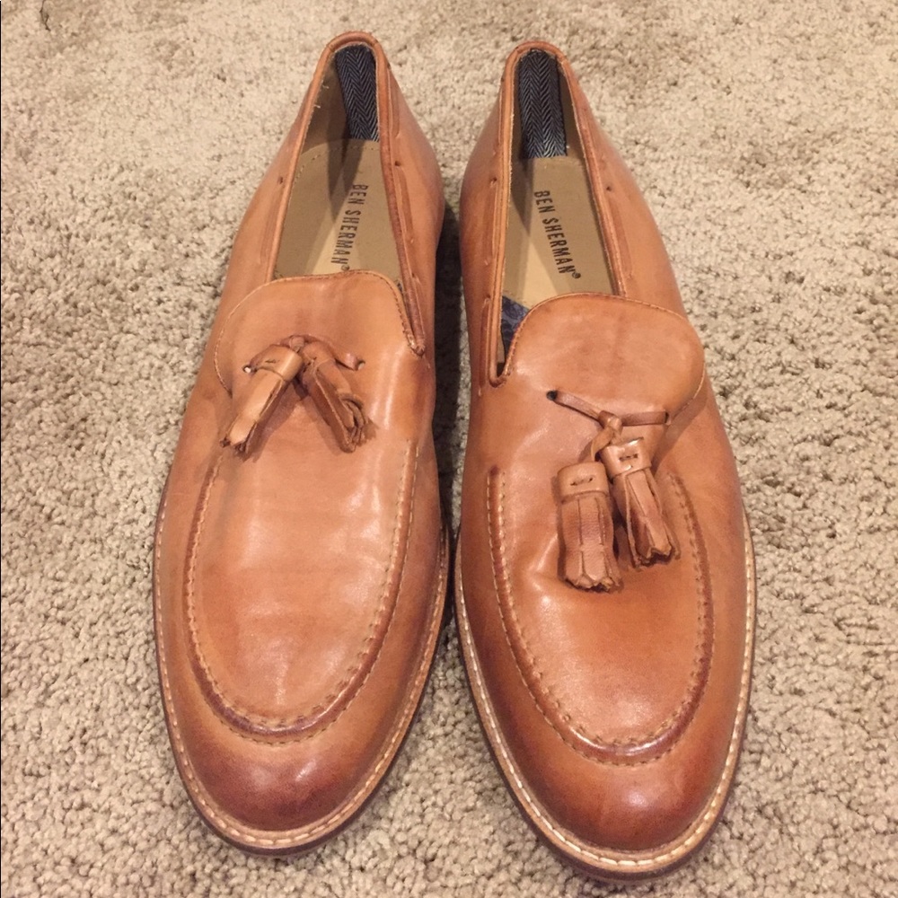 Ben Sherman Brown leather loafers