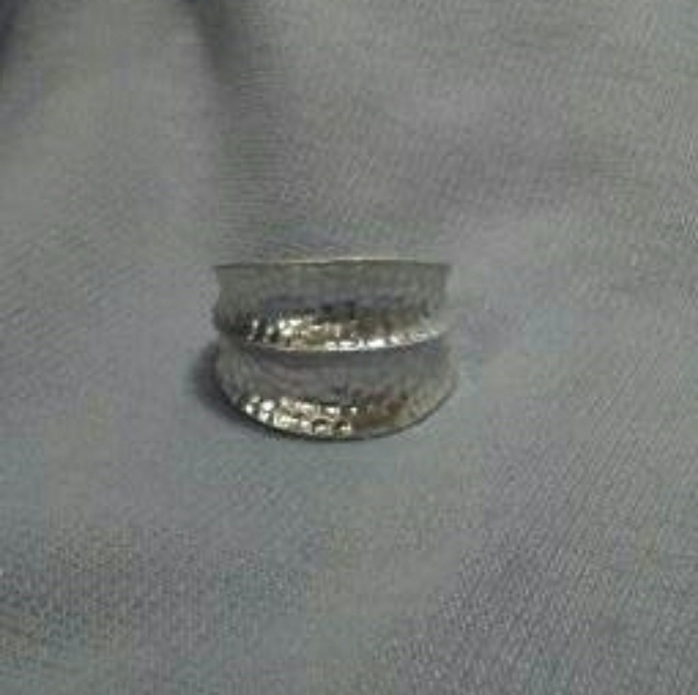 Silver Too Concave Ring