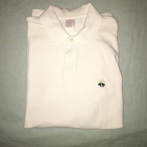 Brooks Brothers White Polo