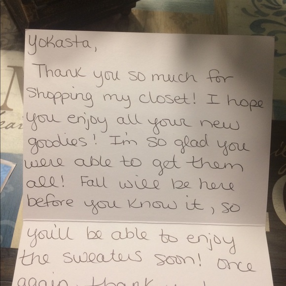 Showing appreciation to some of Poshmark seller - Picture 2 of 8