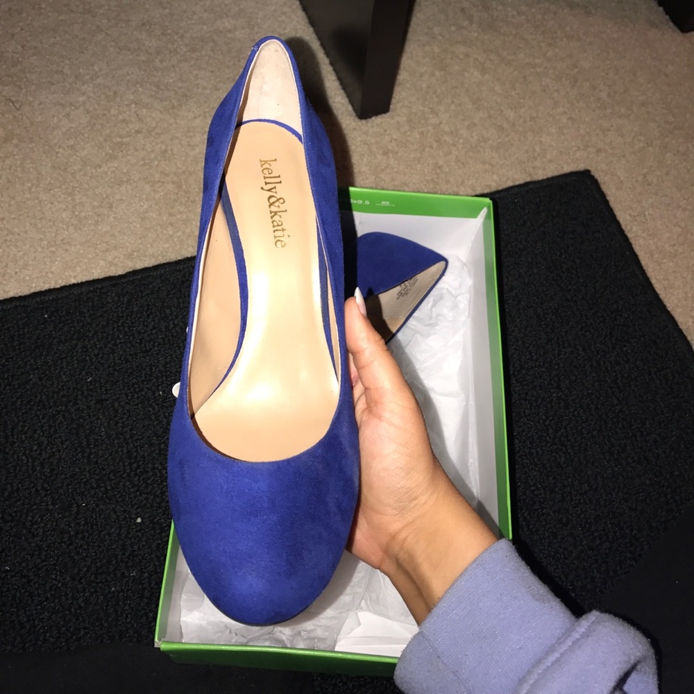 Cobalt Blue Heels - Picture 3 of 6