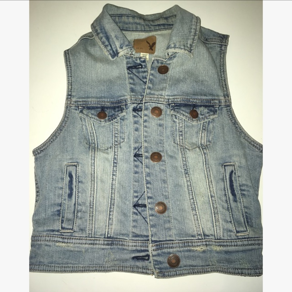 American Eagle vintage denim vest
