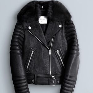 BRAND NEW The Arrivals leather jacket.
