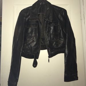 Rue21 brown leather jacket