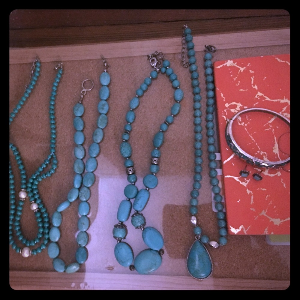 Bundle of real authentic turquoise jewelry