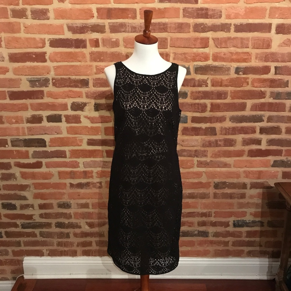 Ann Taylor Loft - 2T black eyelet dress