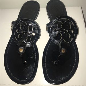 Tory Burch Black MILLER Sandal Size 10 (Authentic)