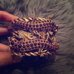 Linda Levinson Vintage Lizard Cuff