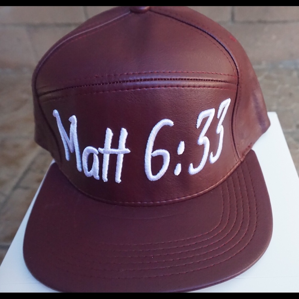 Burgundy Matthew 6:33 Kingdom Minded hat