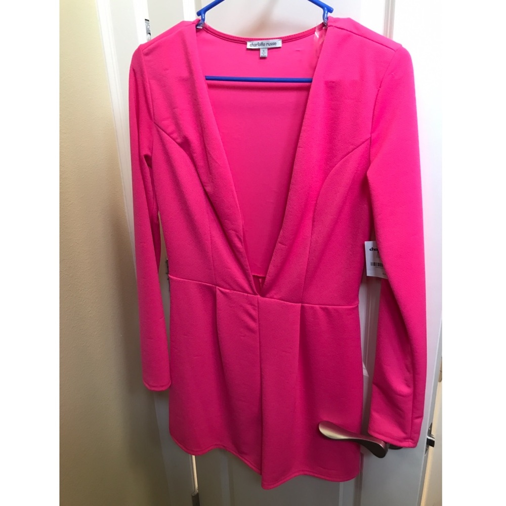 NWT Hot Pink Romper