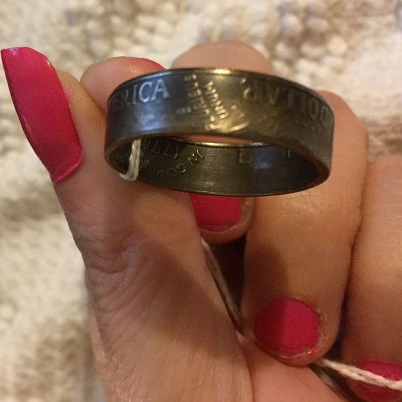 1976 Clad Kennedy Half Dollar Coin Ring - Picture 3 of 7