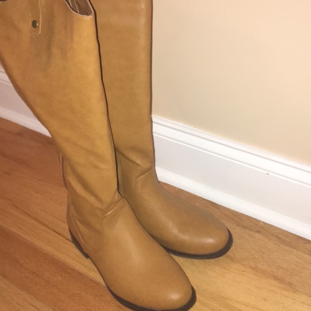 Torrid Camel Colored Riding Boots