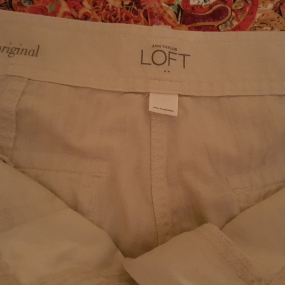 Ann Taylor Loft Khaki Capris - Picture 1 of 4