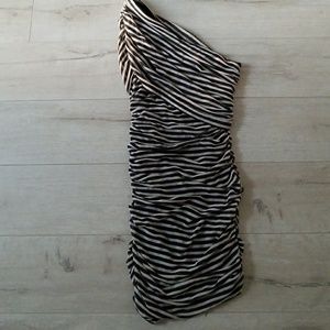 Asymmetric One Shoulder Bodycon Dress