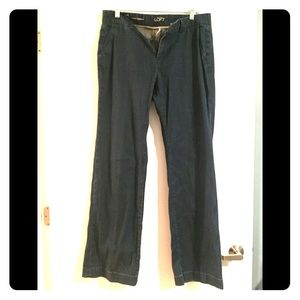 Ann Taylor Loft Curvy Trouser Denim Pants