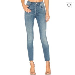 High waisted skinny jeans