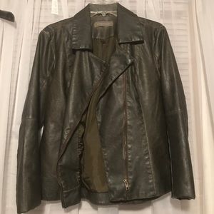Bagatelle Brown Faux Leather Jacket