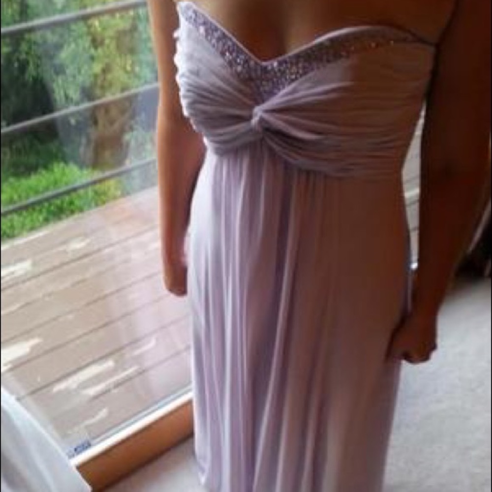 David bridal light purple/lavender dress