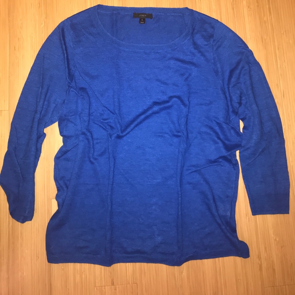 Jcrew linen sweater