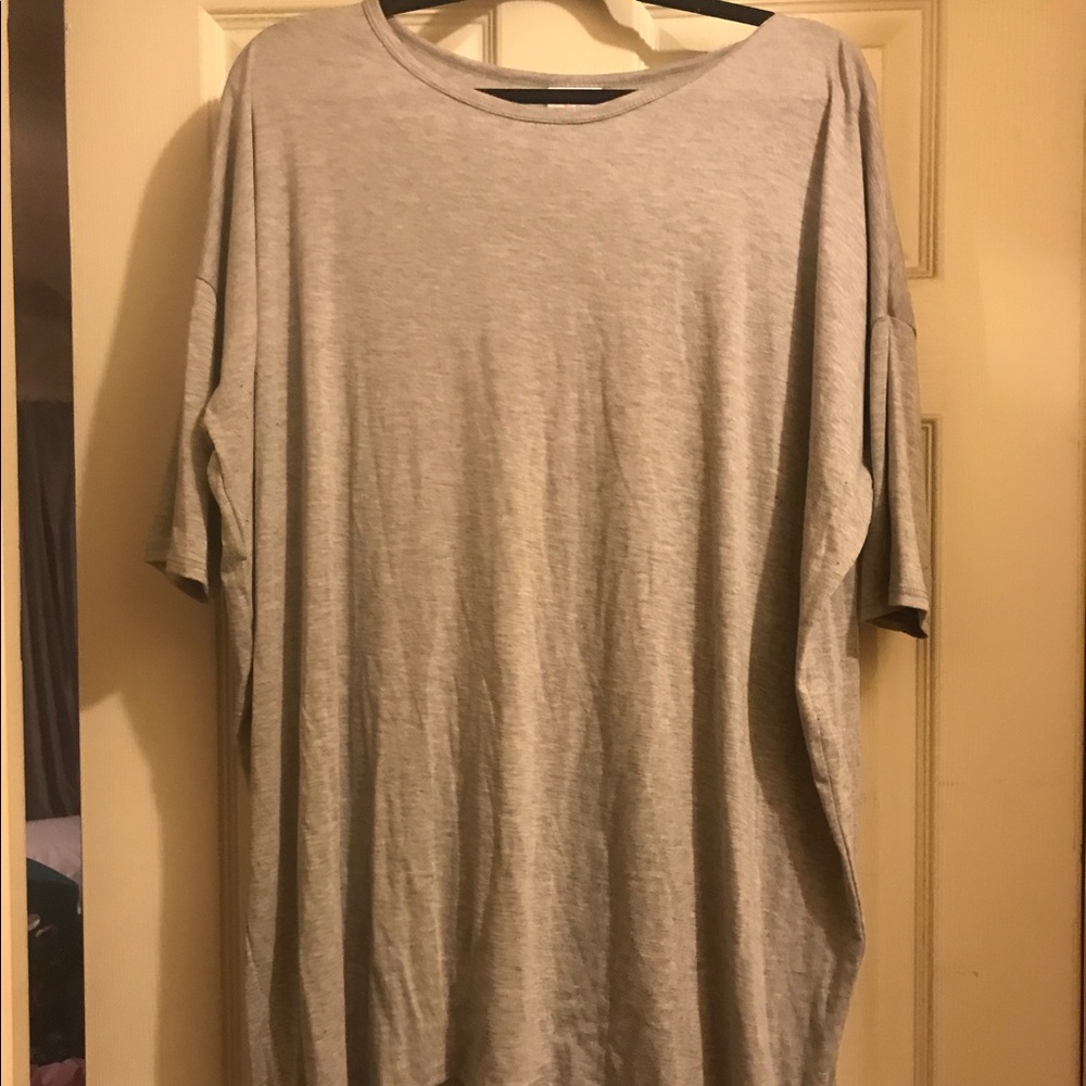 LULAROE Heather Gray Irma XL