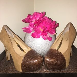 Jessica Simpson platform heels