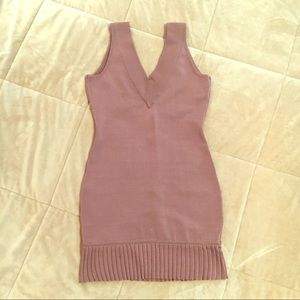 Tight Bebe Mocha mini dress