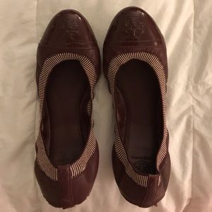 Tory Burch Minnie travel ballet flat size 10