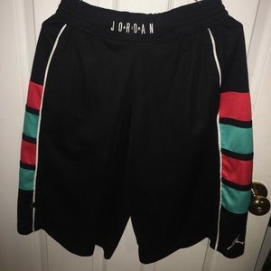 Black Jordan shorts