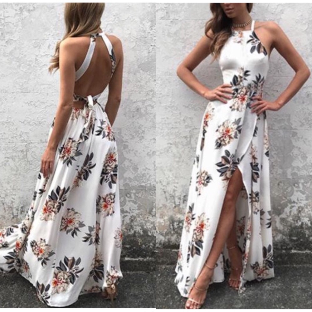 New Boho Floral Dress. Sz Small - Picture 1 of 8