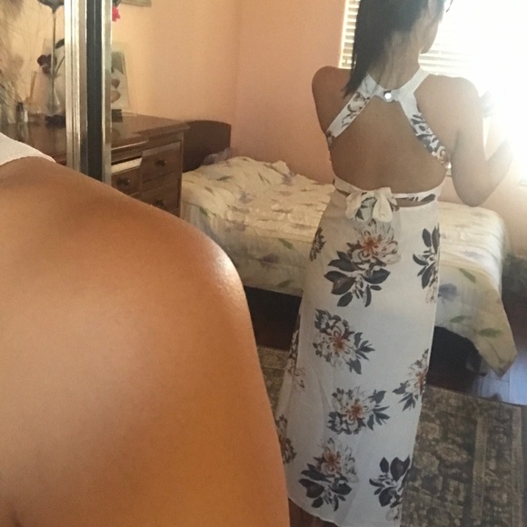 New Boho Floral Dress. Sz Small - Picture 4 of 8