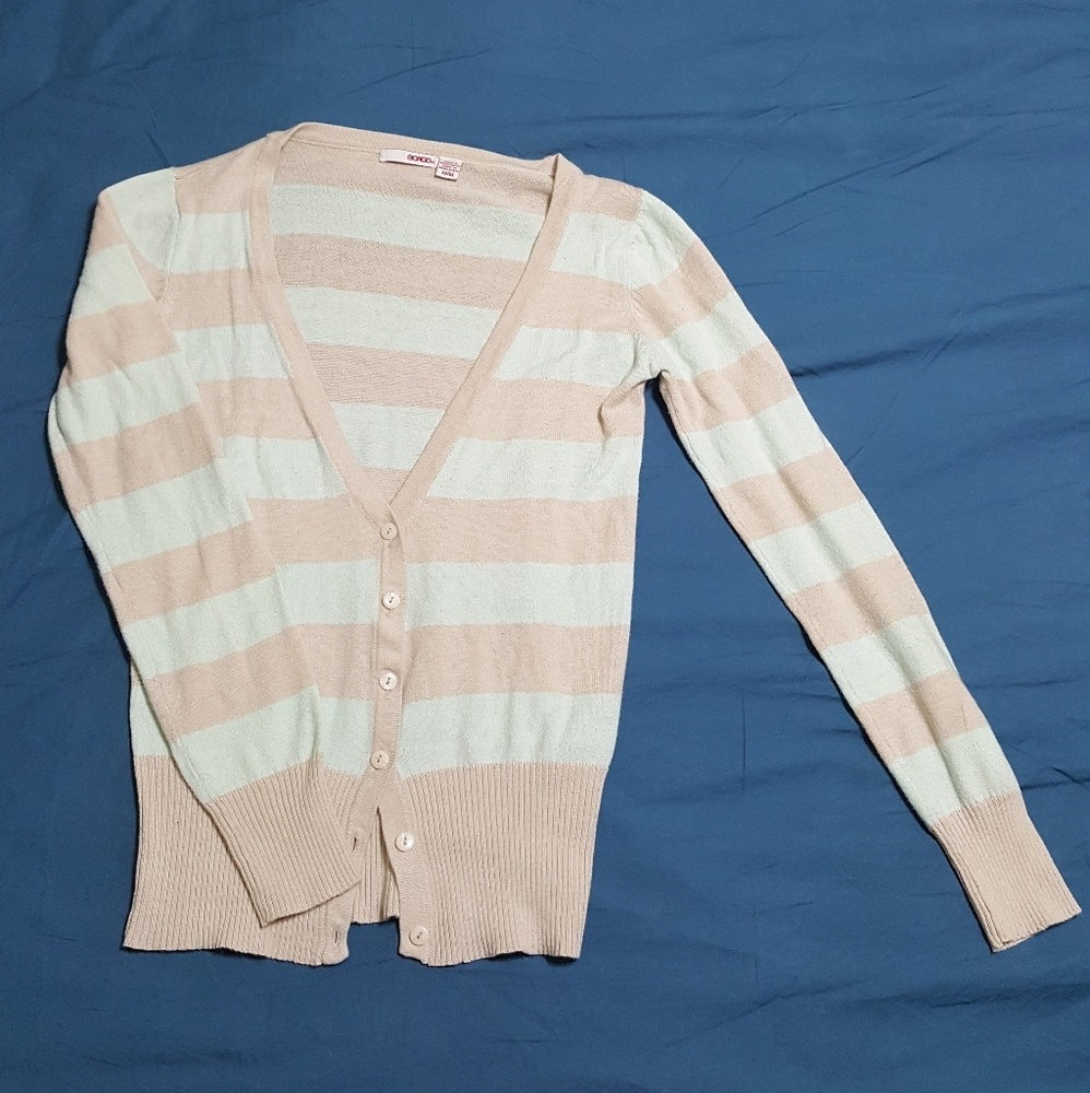 Blue & Tan Cardigan