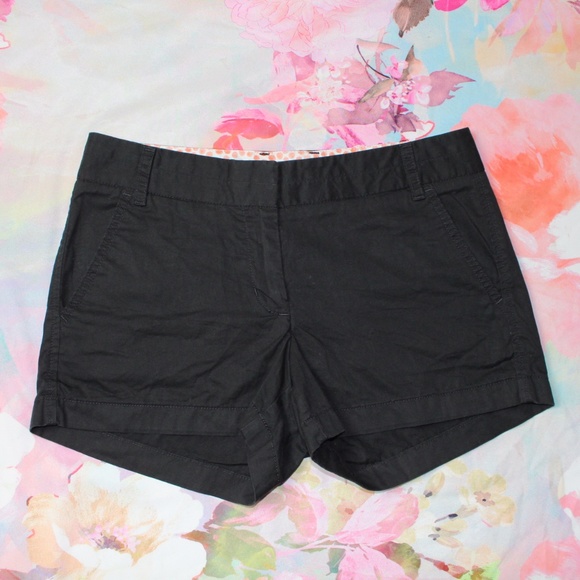J. Crew Pants - J. Crew Black 3" Inseam Chino Shorts