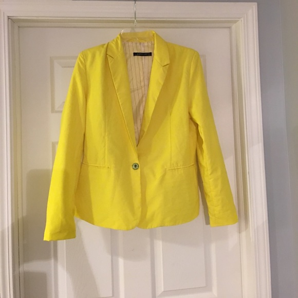 canary yellow coat