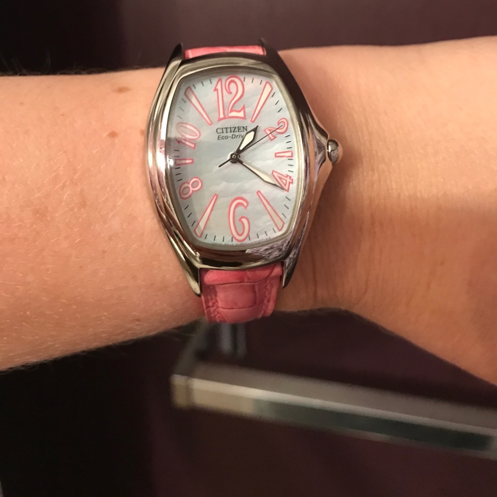 Citizen Eco-Drive w/ Pink Leather Band