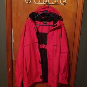 Red Ferrari Jacket w/ hood