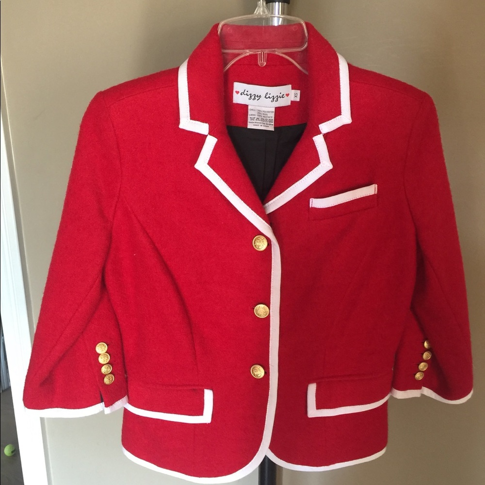 Dizzy Lizzy short wool jacket